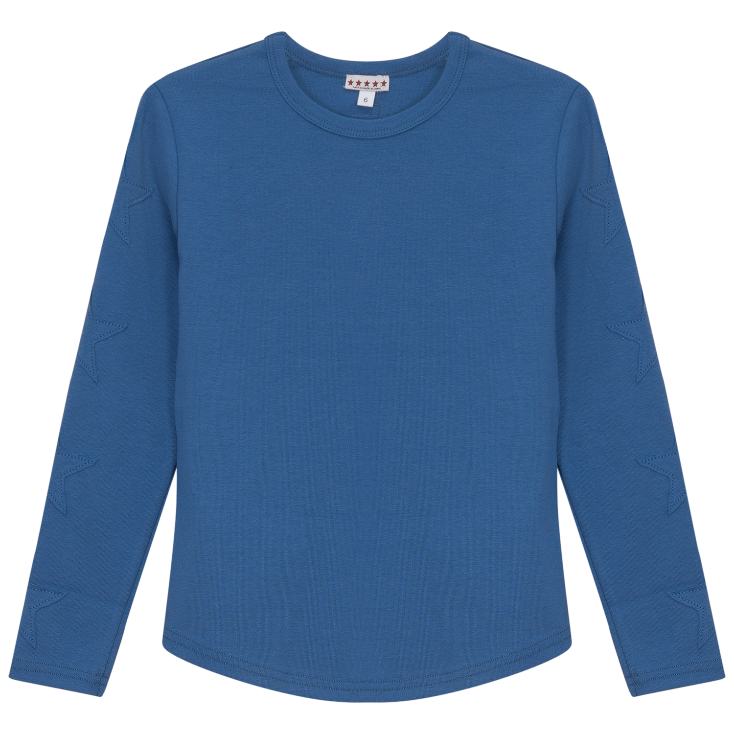Stars Applique Rib Top