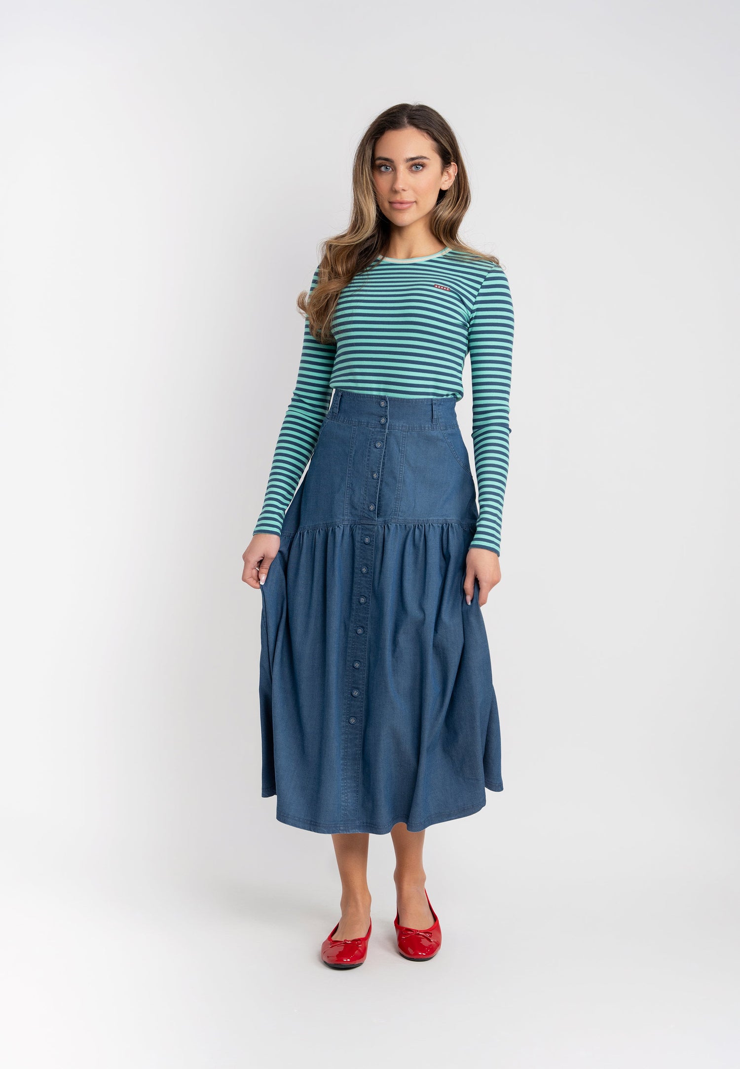 Striped Rib Top