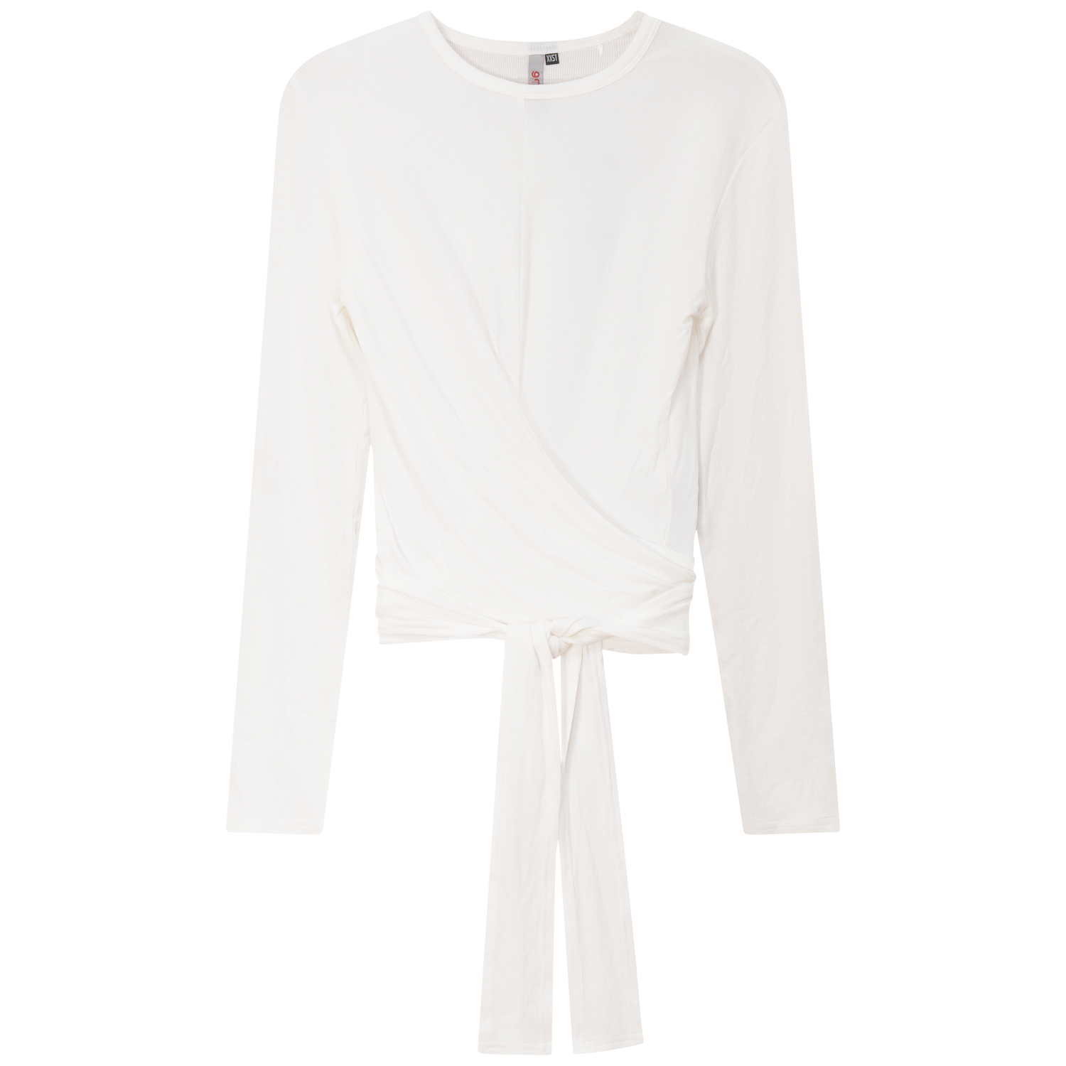 Ribbed Wrap Top