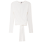 Ribbed Wrap Top