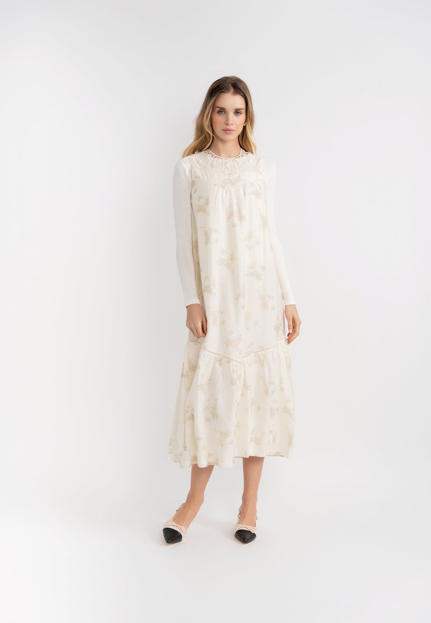 Crochet Lace Midi Jumper