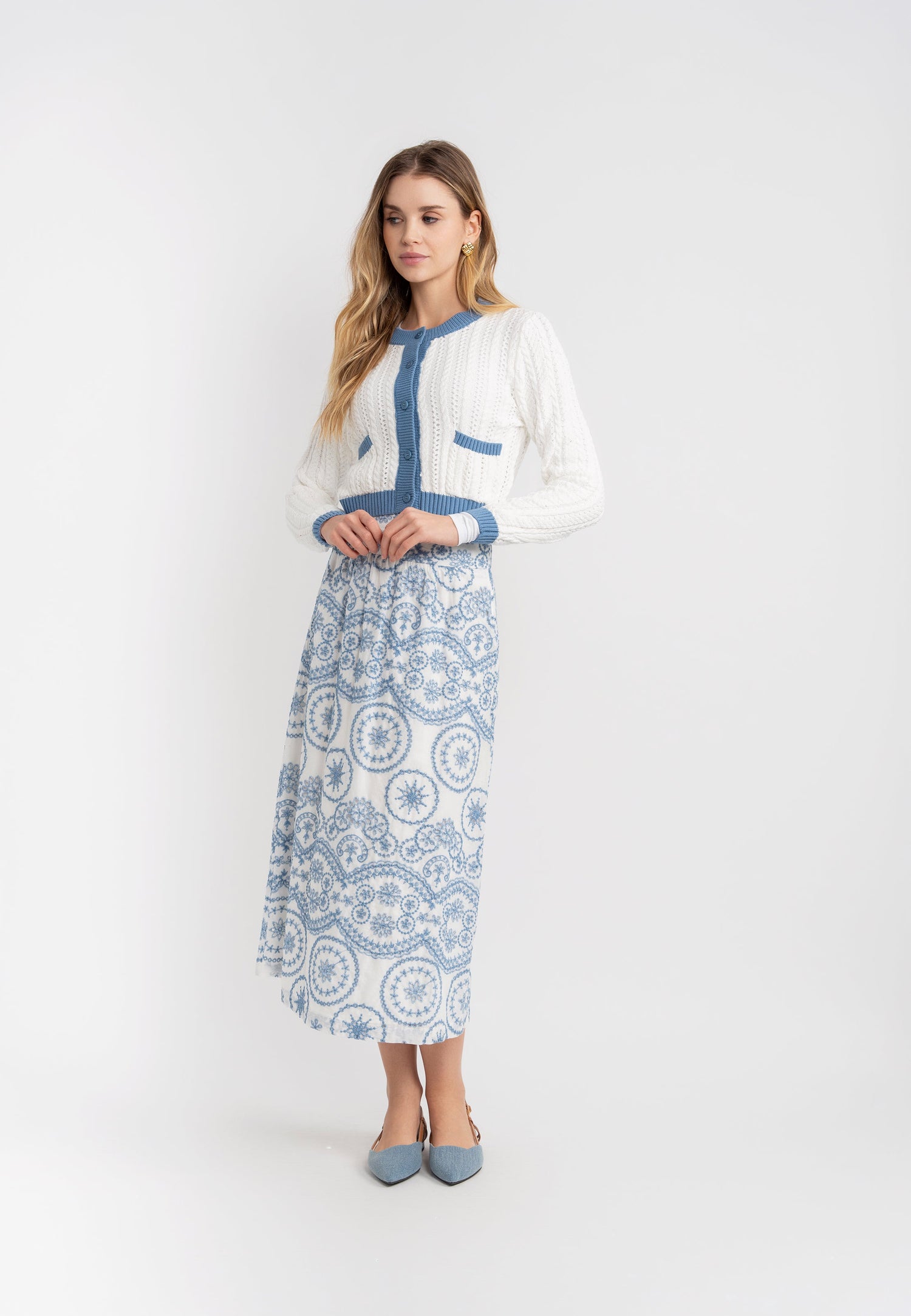 Textured Knit Cardigan