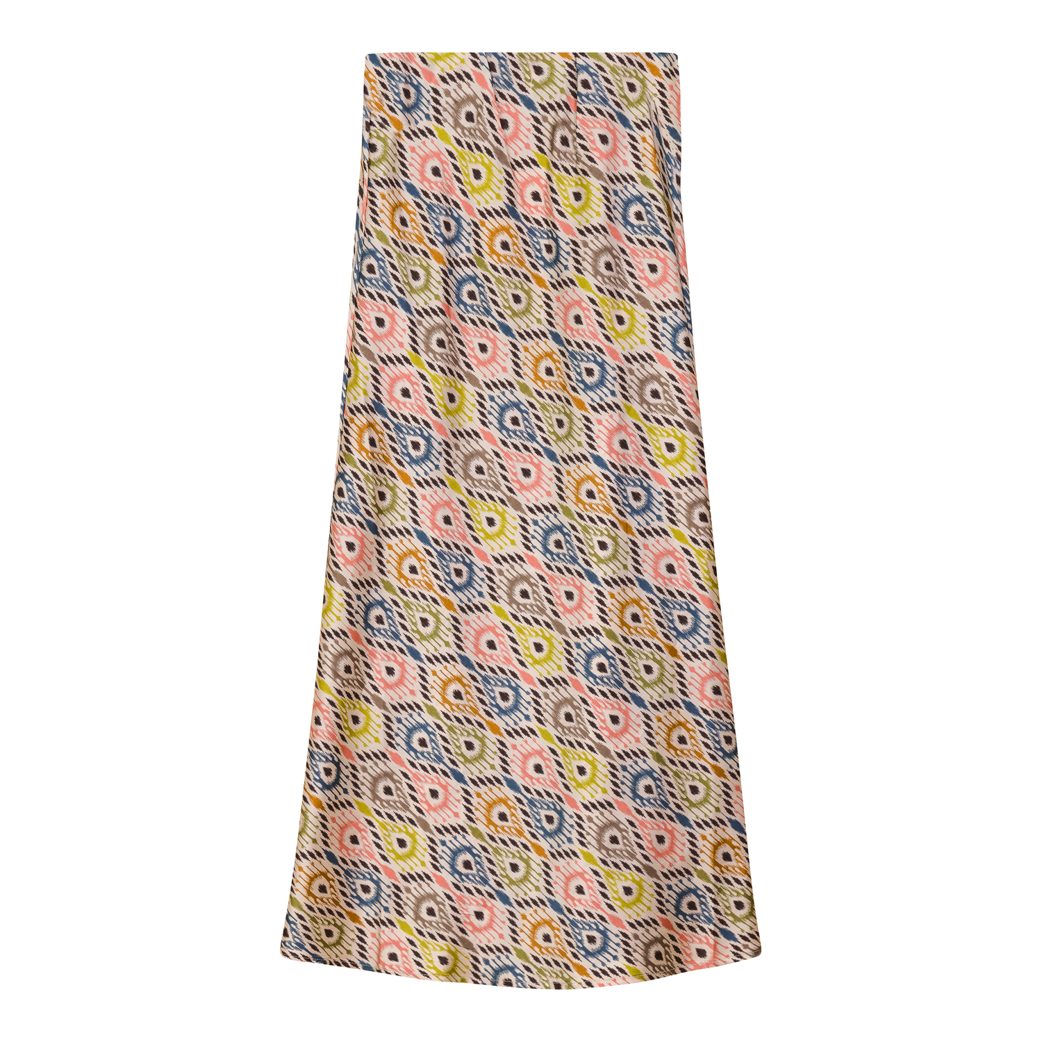 Woven Printed Midi Skirt