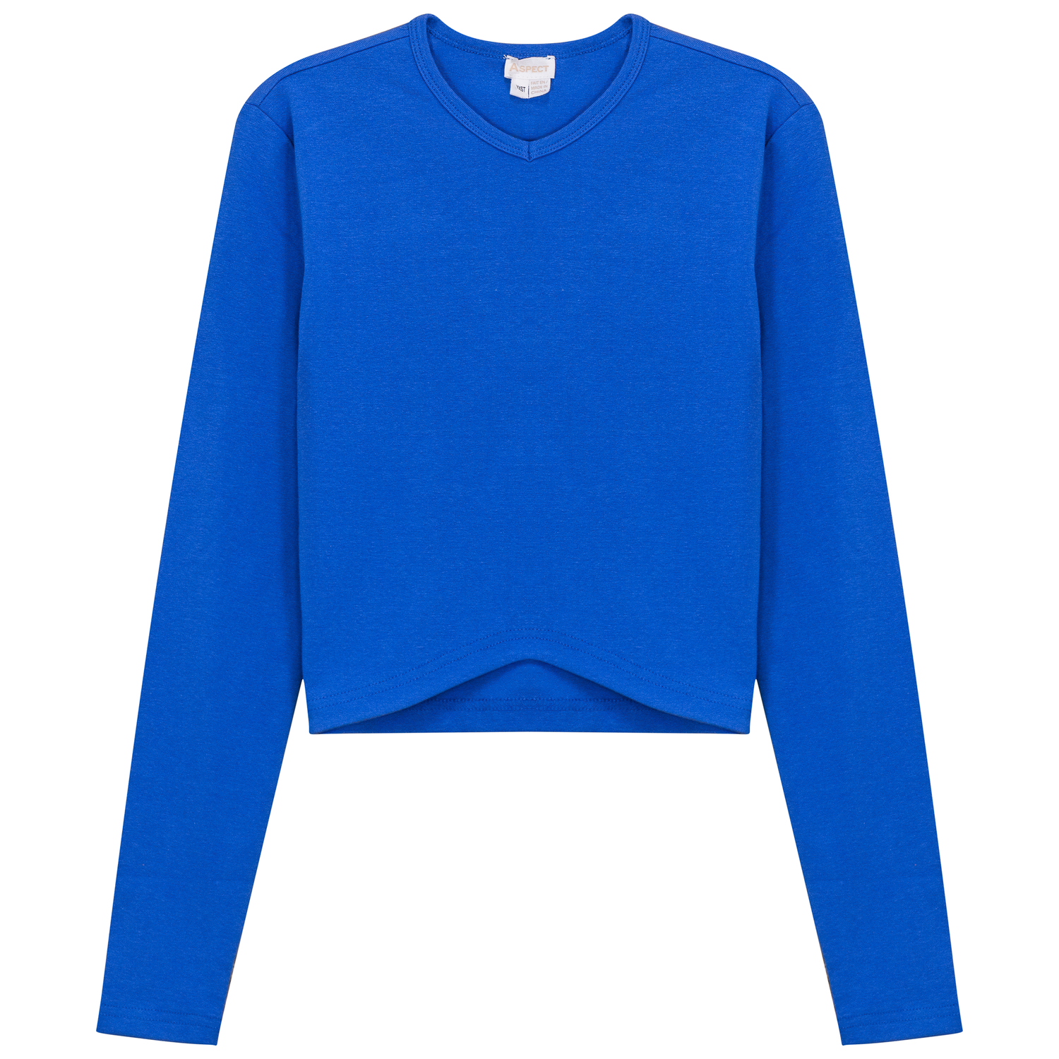Triangle Ribbed Cropped Top