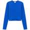 Triangle Ribbed Cropped Top