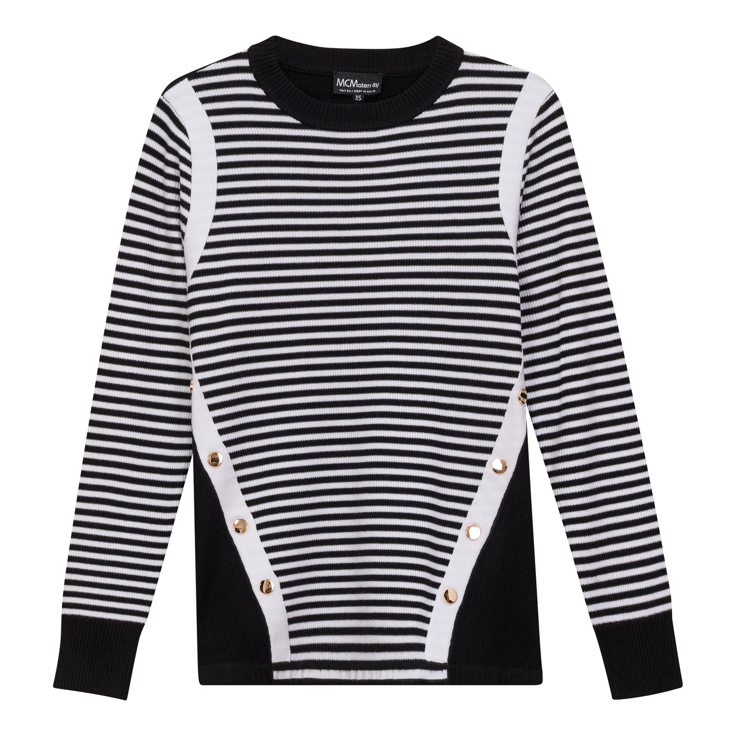 Maternity Stripped Sweater