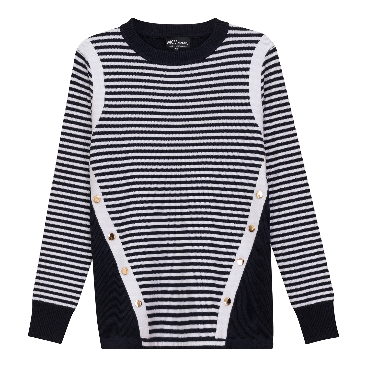 Maternity Stripped Sweater