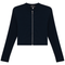 Maternity Ribbed Zip Cardigan