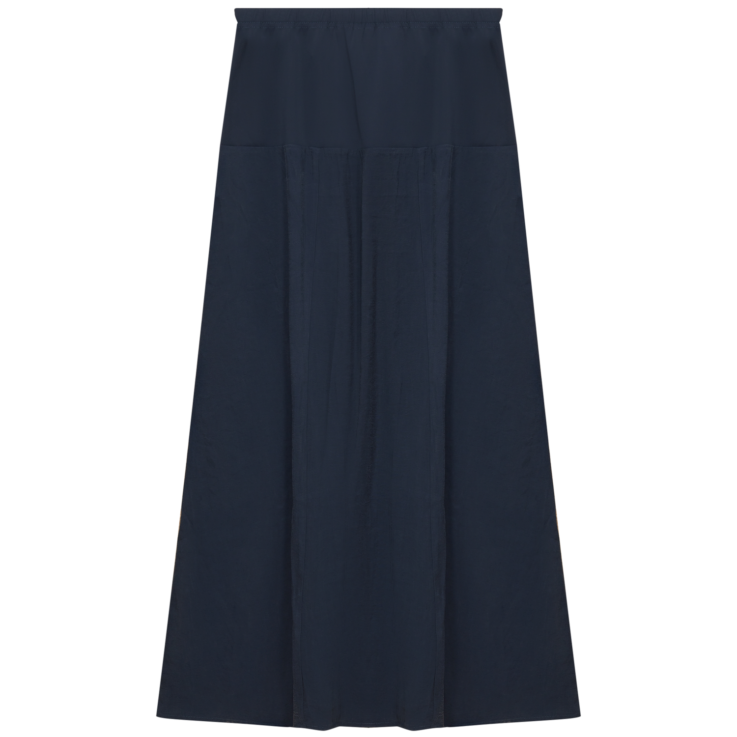 Maternity Maxi Copper Tencel Panel Skirt