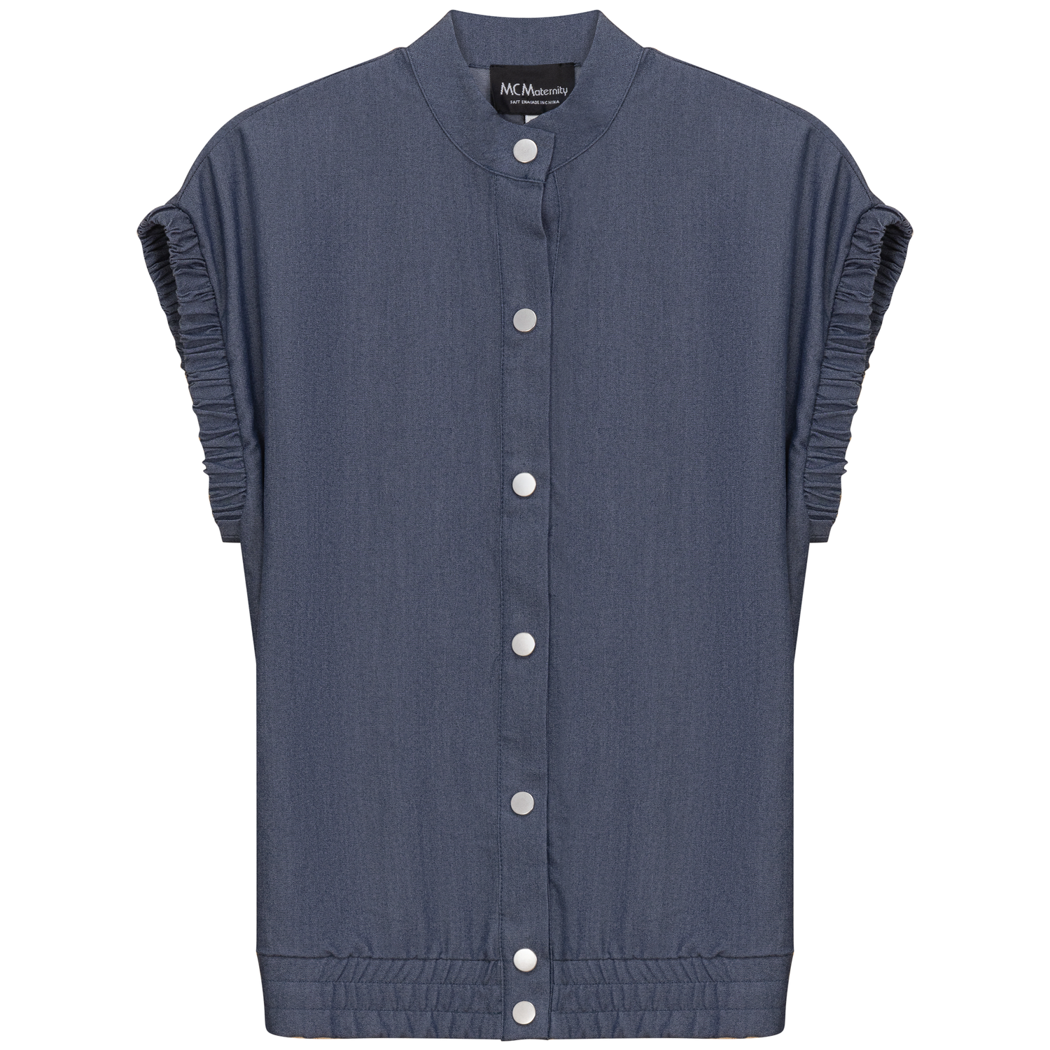 Maternity Denim Jacket Vest