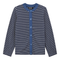 Maternity Striped Button Down Cardigan