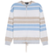 Maternity Henley Stripped Knit Bungee Sweater