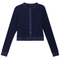 Maternity Ribbed Cropped Cardigan