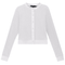 Maternity Ribbed Cropped Cardigan