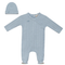 Pointelle Rib Wrap Onesie and Hat