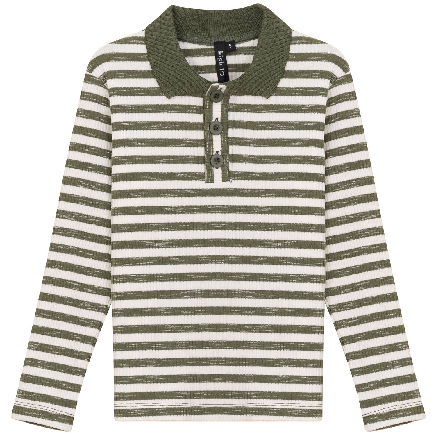 Mix Stripped Long Polo
