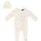 Floral Printed Onesie and Hat