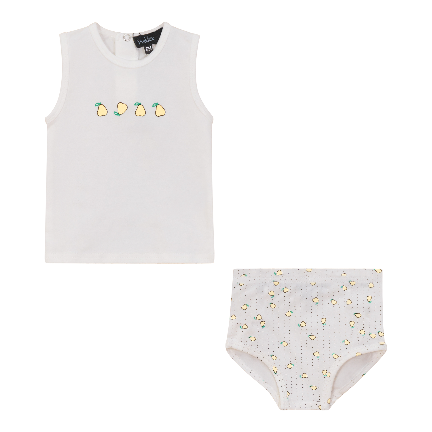 Strawberry and Pear Printed 2pc Set