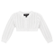 Pointelle Knit Cropped Cardigan