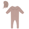 Knit Crochet Onesie and Hat