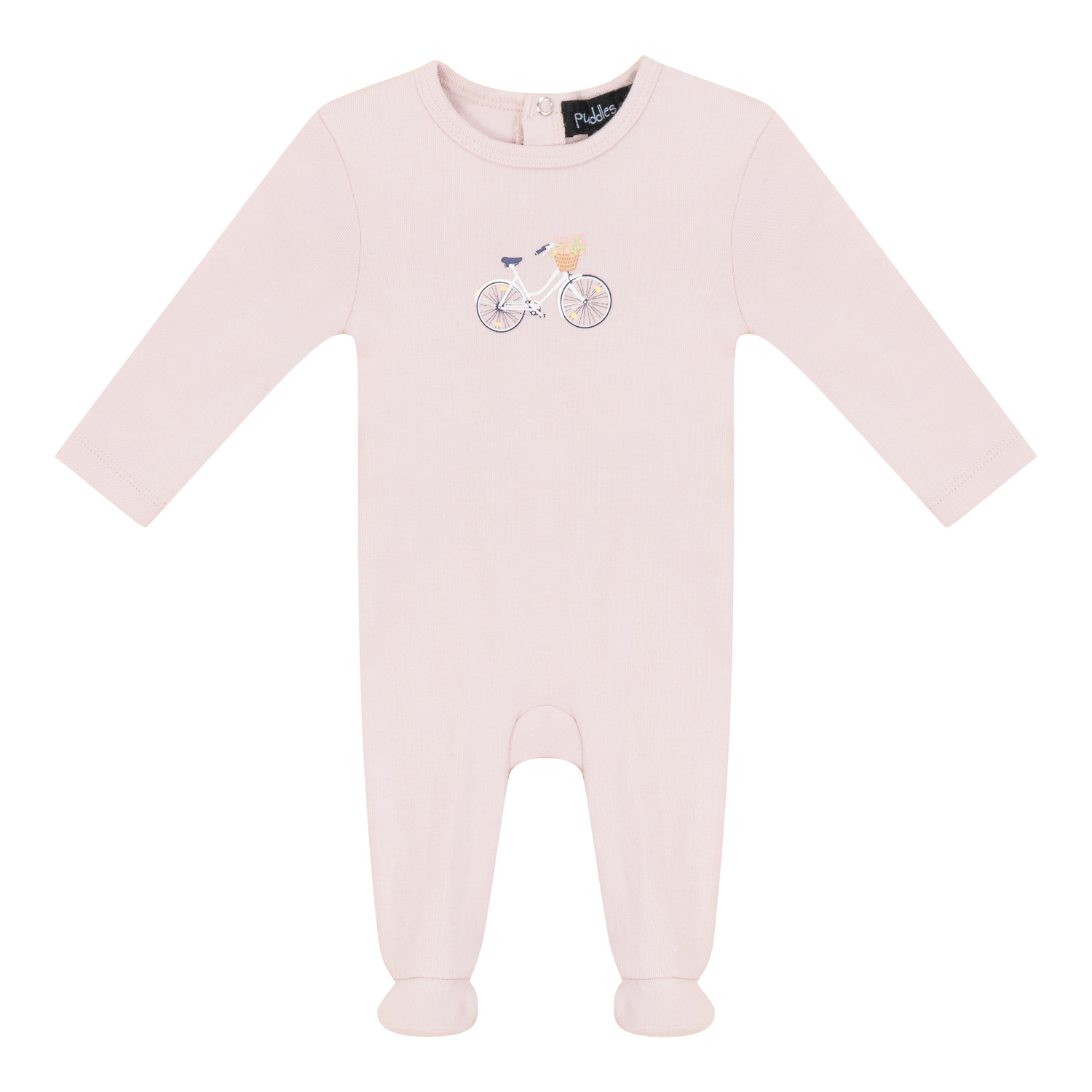 Scooter Bicycle Print Onesie