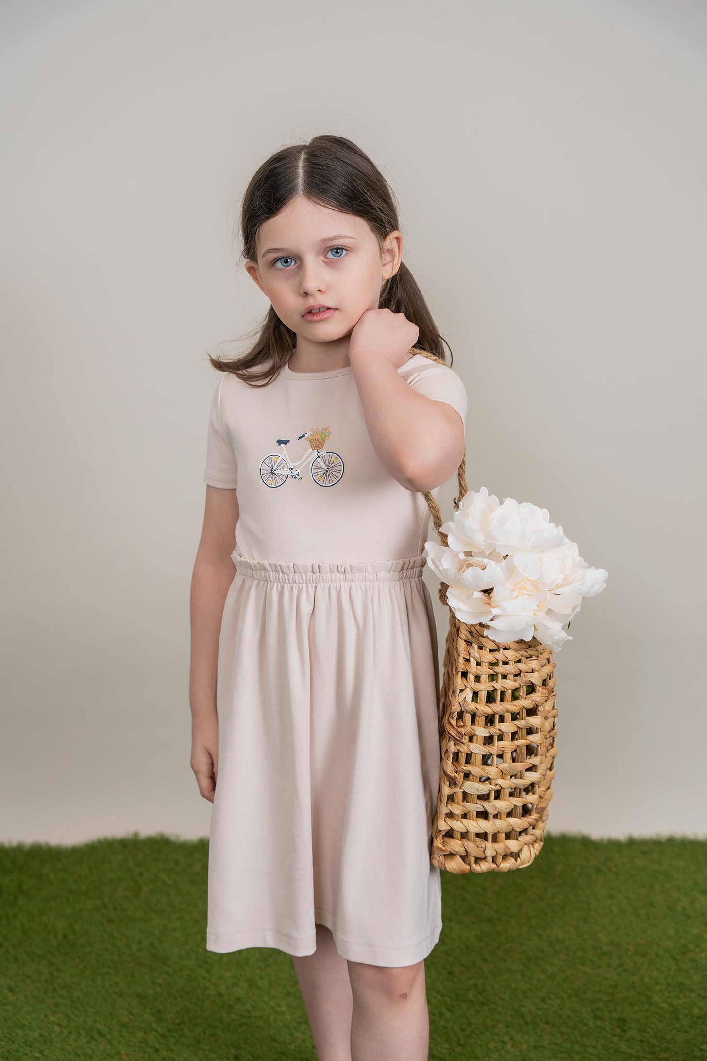 Bicycle Print Dress