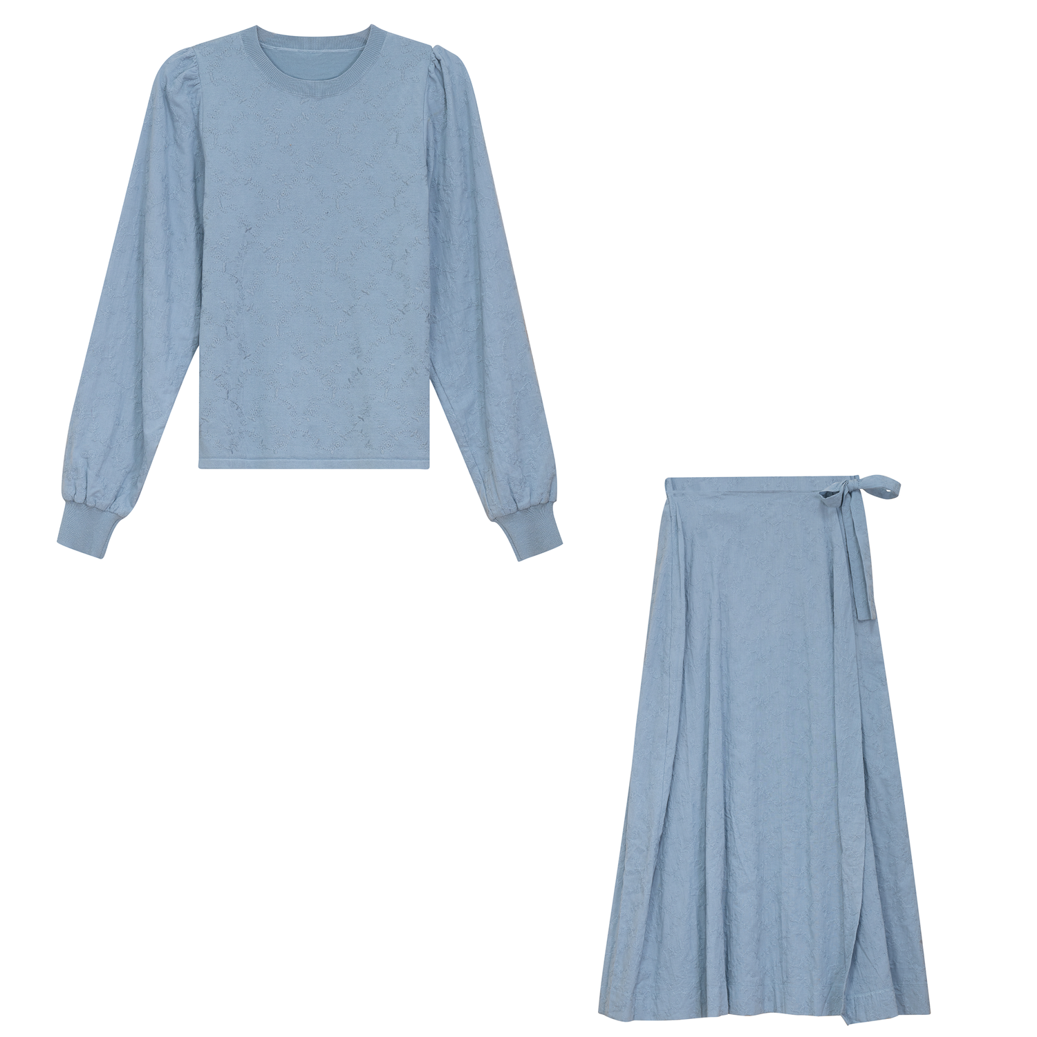 Embroidered Woven 2Pc Set