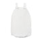 Baby Knit Button Strap Romper in White