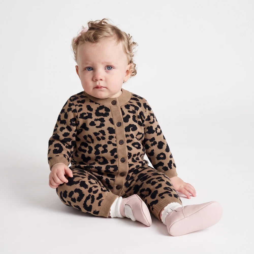 Leopard Baby Romper
