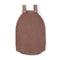 Baby Knit Button Strap Romper in Mocha