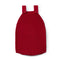 Baby Knit Button Strap Romper in Red Xmas