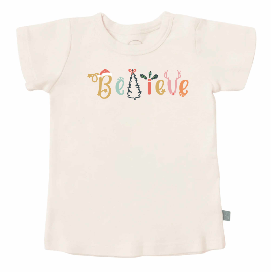 graphic tee | believe