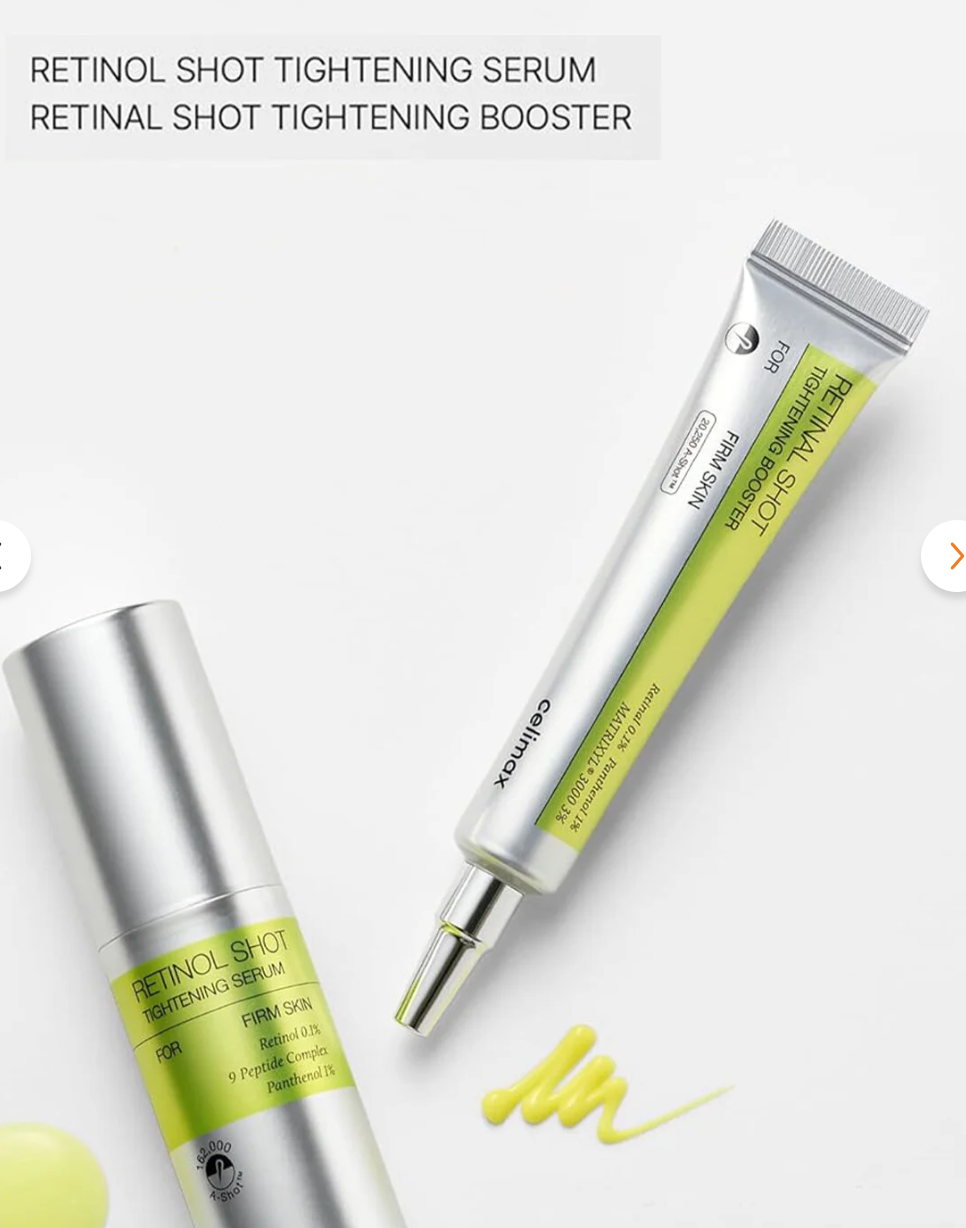 Celimax Retinal & Retinol Duo Set | Tightening Booster 15ml + Anti-Aging Serum 30ml