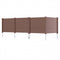 Set of 2 48 x 38 Inch Air Conditioner Fence 2 Panels with Metal Ground Stakes-Gray