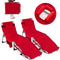 Set of 2 Tanning Chairs with Face Arm Holes Portable with 4-Level Backrest