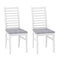 Set of 2 Wooden Dining Chair with Rubber Wood Legs for Living Room