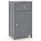 Single Door Bathroom Cabinet with Adjustable Shelf and Drawer