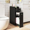 Small Bathroom Storage Cabinet 4-Tier with Slide Out Drawers on Casters