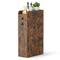 Small Bathroom Storage Cabinet 4-Tier with Slide Out Drawers on Casters
