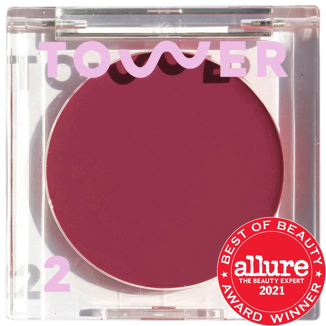 BeachPlease Dewy Cream Blush: Natural Lip & Cheek Tint for Sensitive Skin | Vegan & Cruelty-Free, Radiant Finish