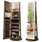 Standing Jewelry Cabinet with Adjustable LED Lights
