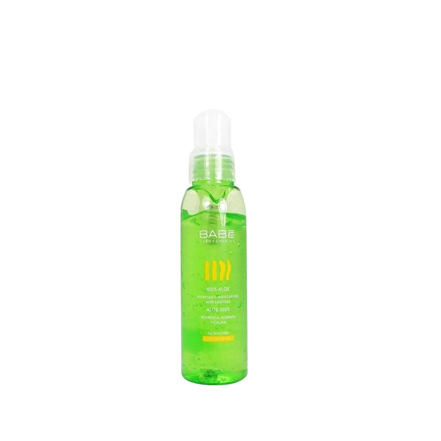 Babe Aloe Vera Gel: Oil-Free Facial Moisturizer for Soothing, Hydrated Skin Ð Non-Greasy, Lightweight, Travel-Friendly 90ml