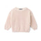 Classic Knit Baby Sweater in Beige