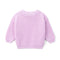 Classic Knit Baby Sweater in Lilac