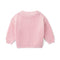Classic Pink Knit Baby Sweater