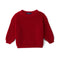 Classic Knit Baby Sweater in Red Xmas