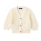 Classic Cardigan with Pockets in Cream