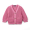 Classic Cardigan with Pockets in Rose Pink