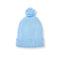 Knit Baby Pom Beanie in Baby Blue