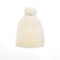 Knit Baby Pom Beanie in Cream